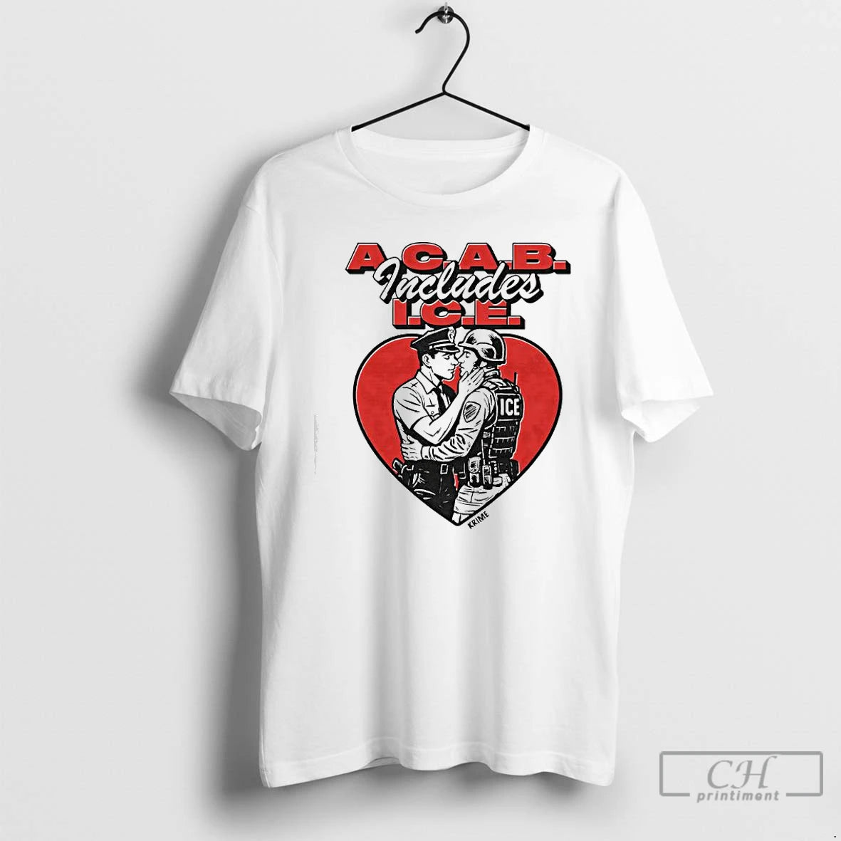 Premium Acab Includes Ice Anti Police Heart Shape T-Shirts, Hoodie, Sweatshirt | CoreVibeTees.com