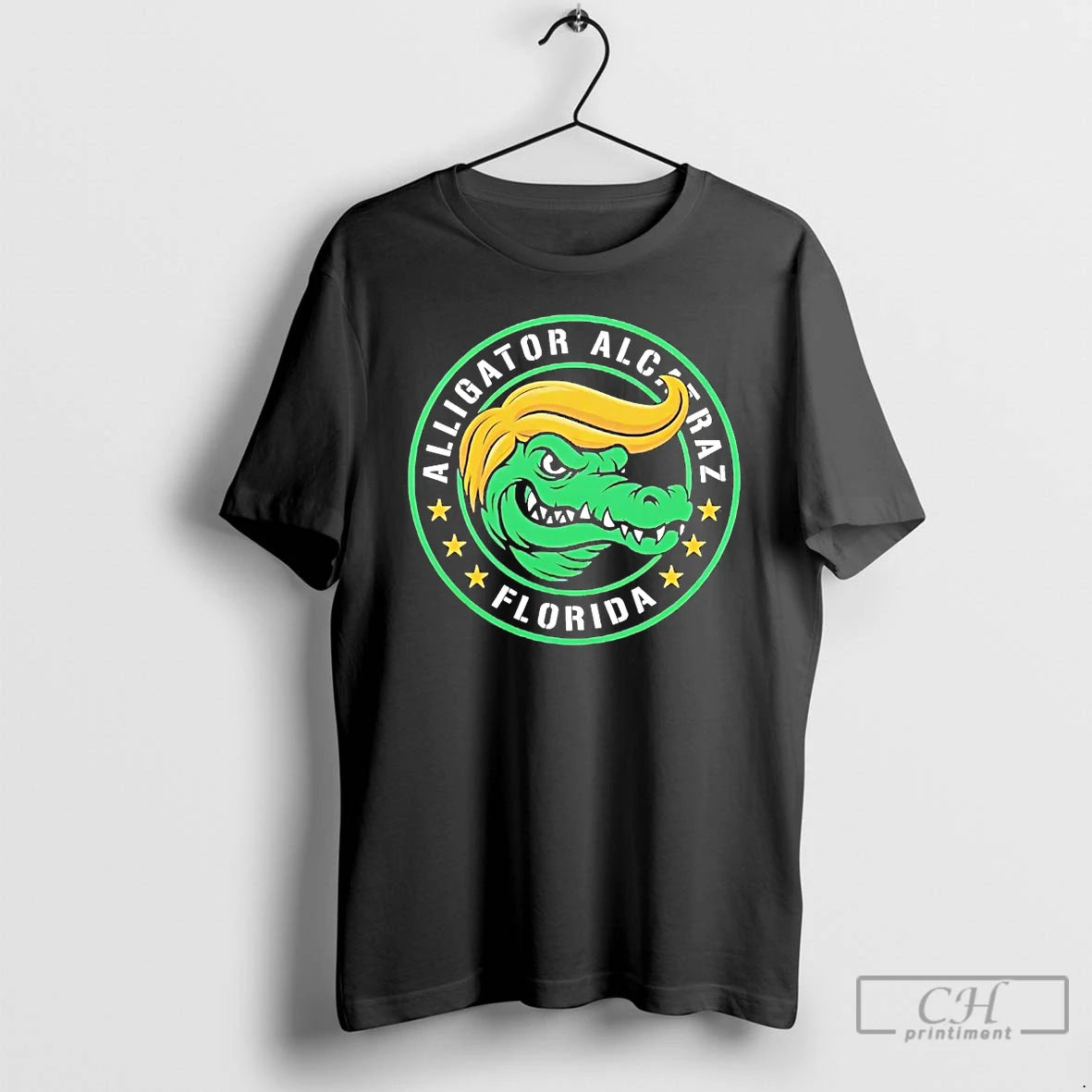 Premium Alligator Alcatraz Florida Gator Trump Hair T Shirts
