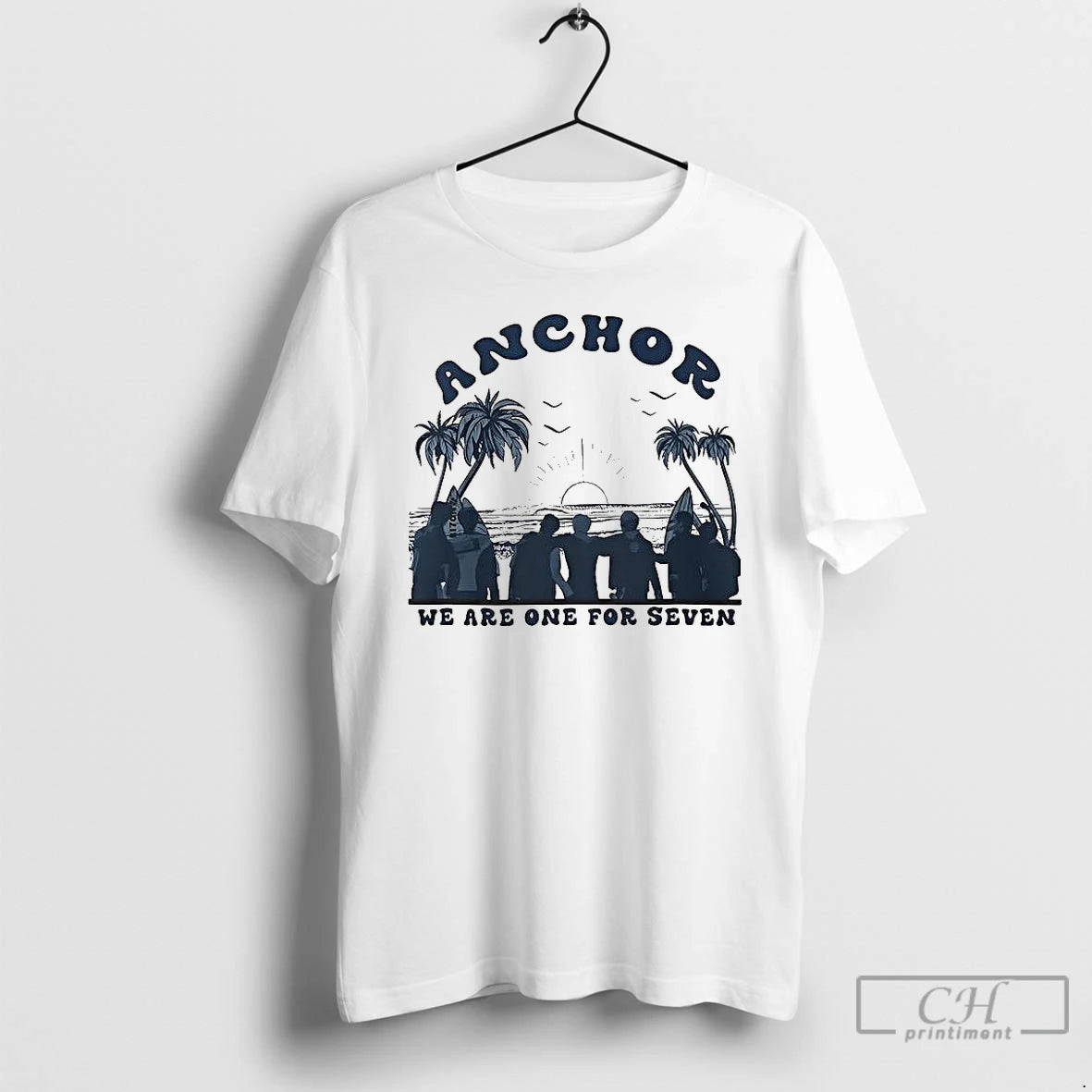 Premium Anchor We Are One For Seven T-Shirts, Hoodie, Sweatshirt | CoreVibeTees.com