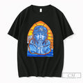 Premium Artist Portrait Brooklyn Bridge New York Yankees Logo Praying Hands Blue T Shirts Sweater