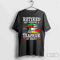 Premium Baltimore Ravens Retired But Forever A Teacher At Heart Long Sleve T Shirts