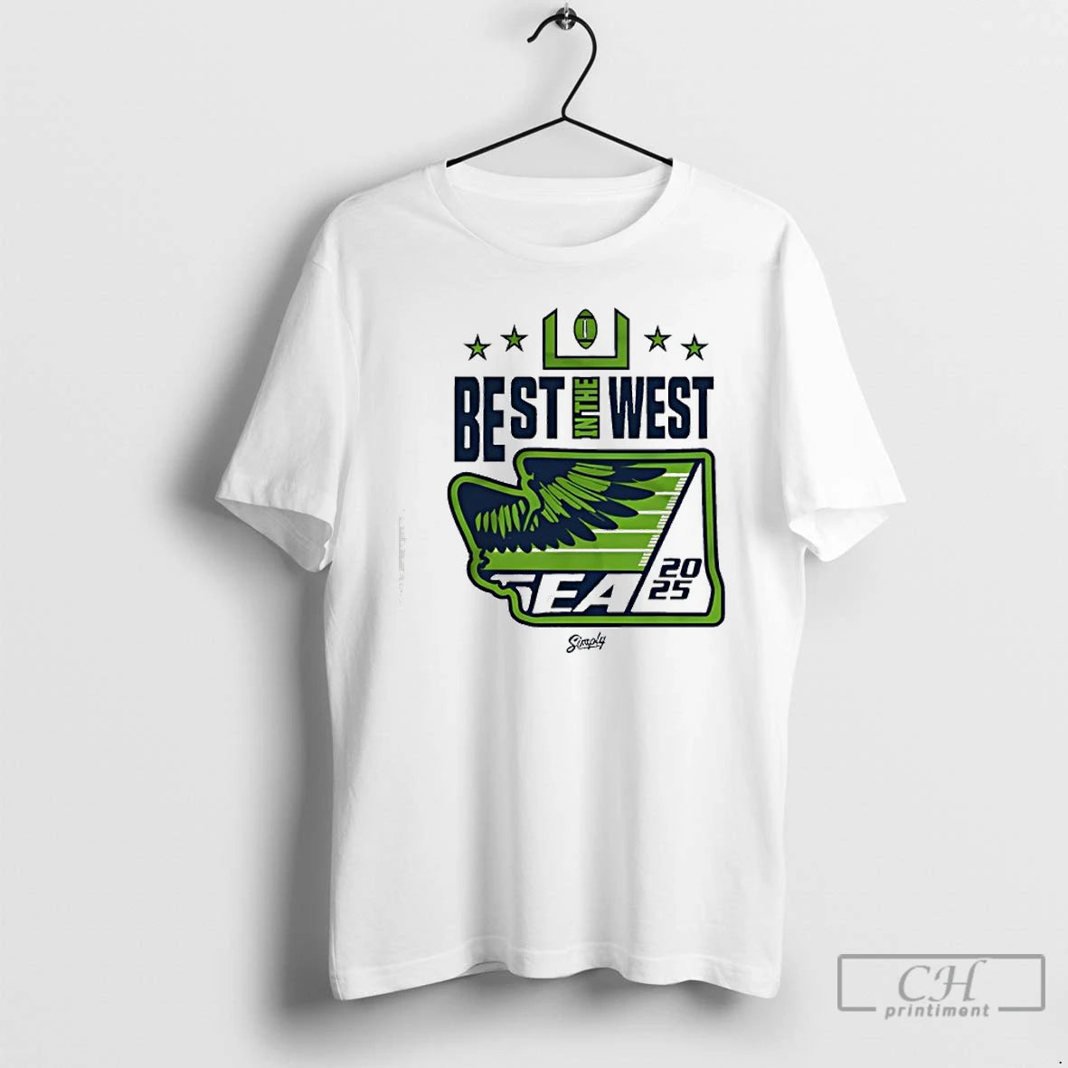 Premium Best In The West 2025 Seattle Football T-Shirts, Hoodie, Sweatshirt | CoreVibeTees.com