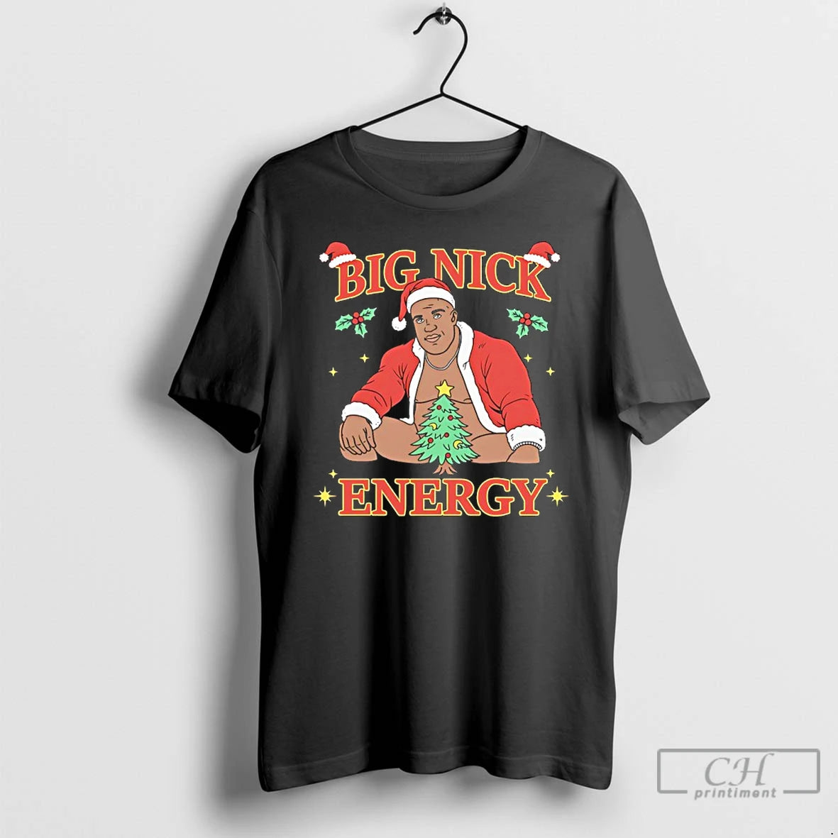 Premium Big Nick Energy George Floyd Santa T-Shirts, Hoodie, Sweatshirt | CoreVibeTees.com
