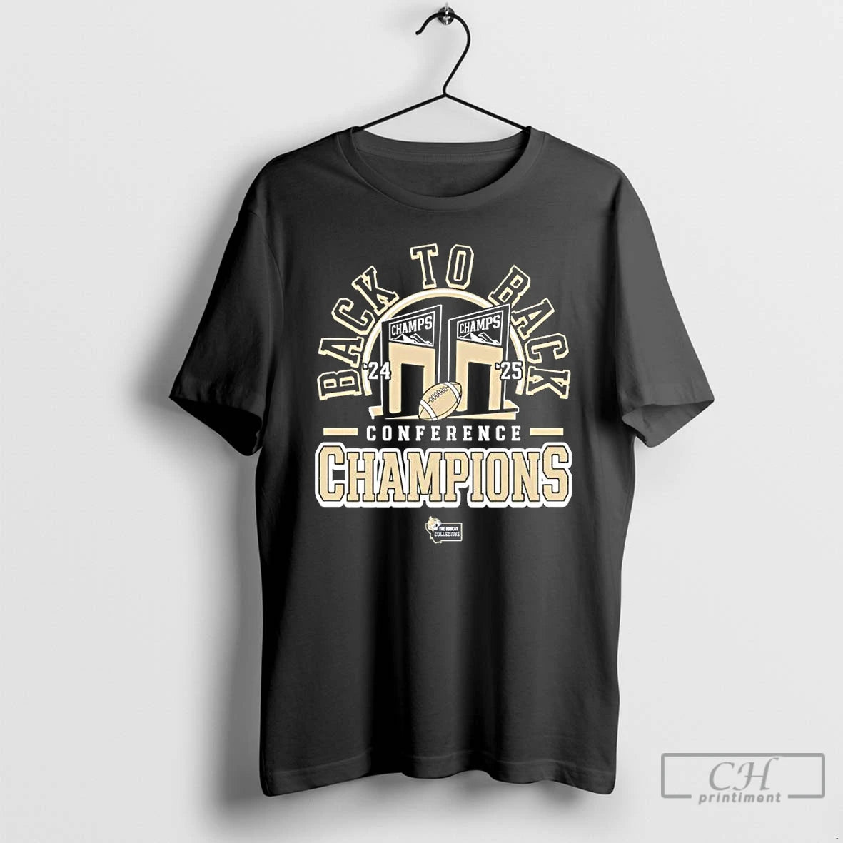 Premium Bobcat Collective Back To Back Conference Champions 24 25 T-Shirts, Hoodie, Sweatshirt | CoreVibeTees.com