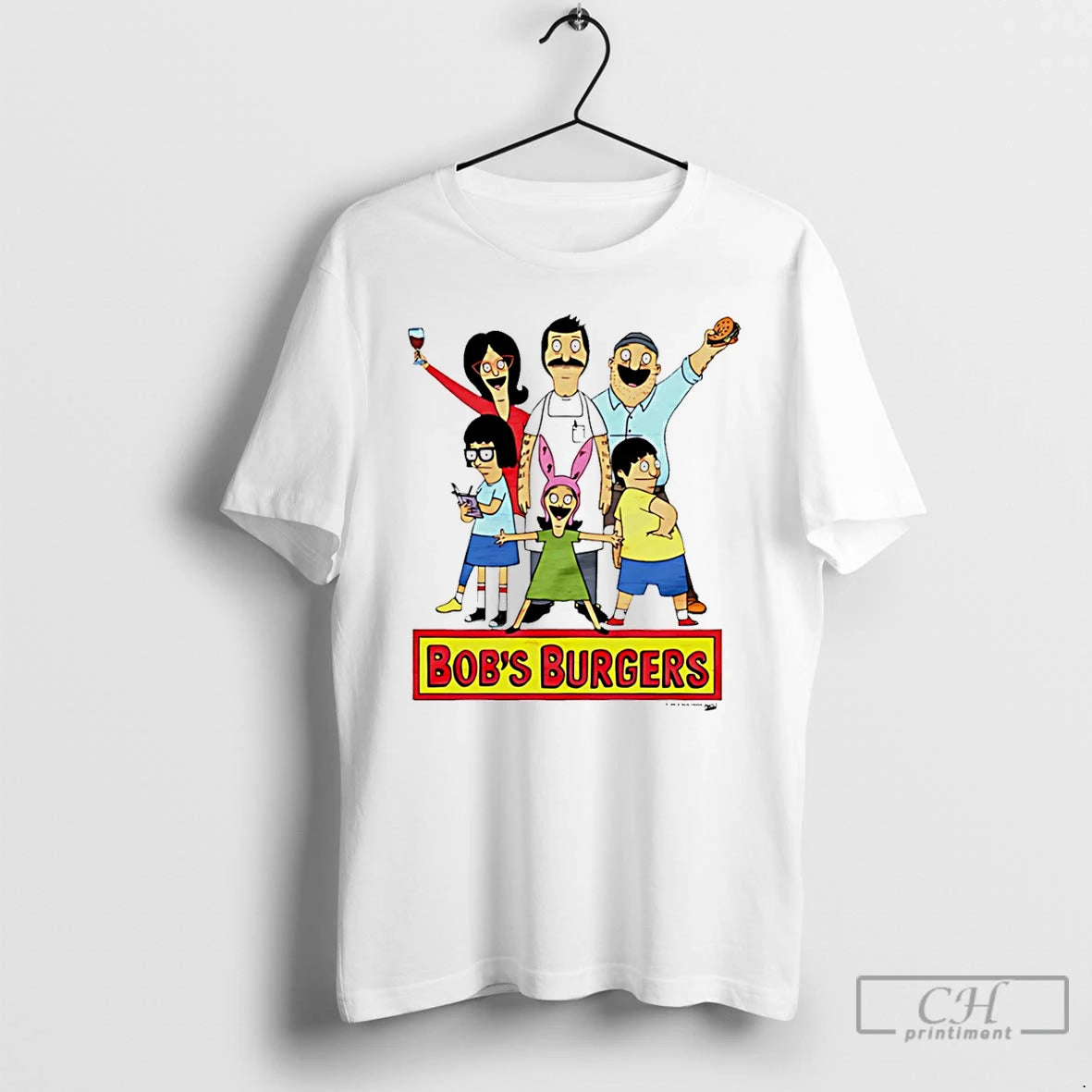 Premium Bobs Burgers Bob Linda Tina Gene And Louise Cartoon T-Shirts, Hoodie, Sweatshirt | CoreVibeTees.com
