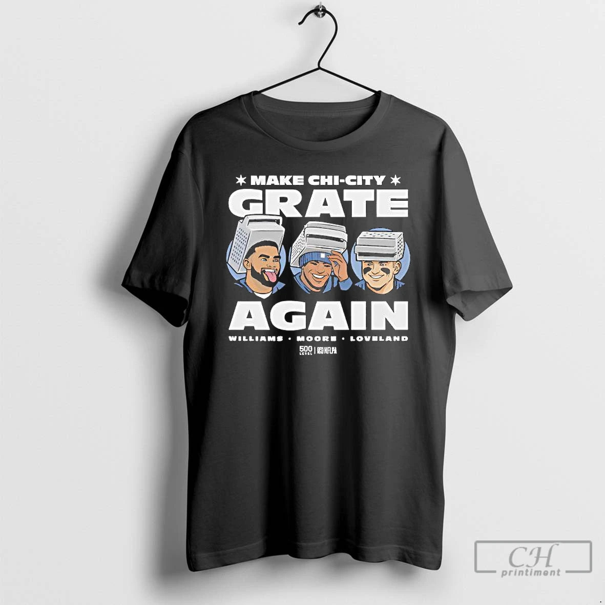 Premium Caleb Williams Chicago Cheese Grater Heads T-Shirts, Hoodie, Sweatshirt | CoreVibeTees.com