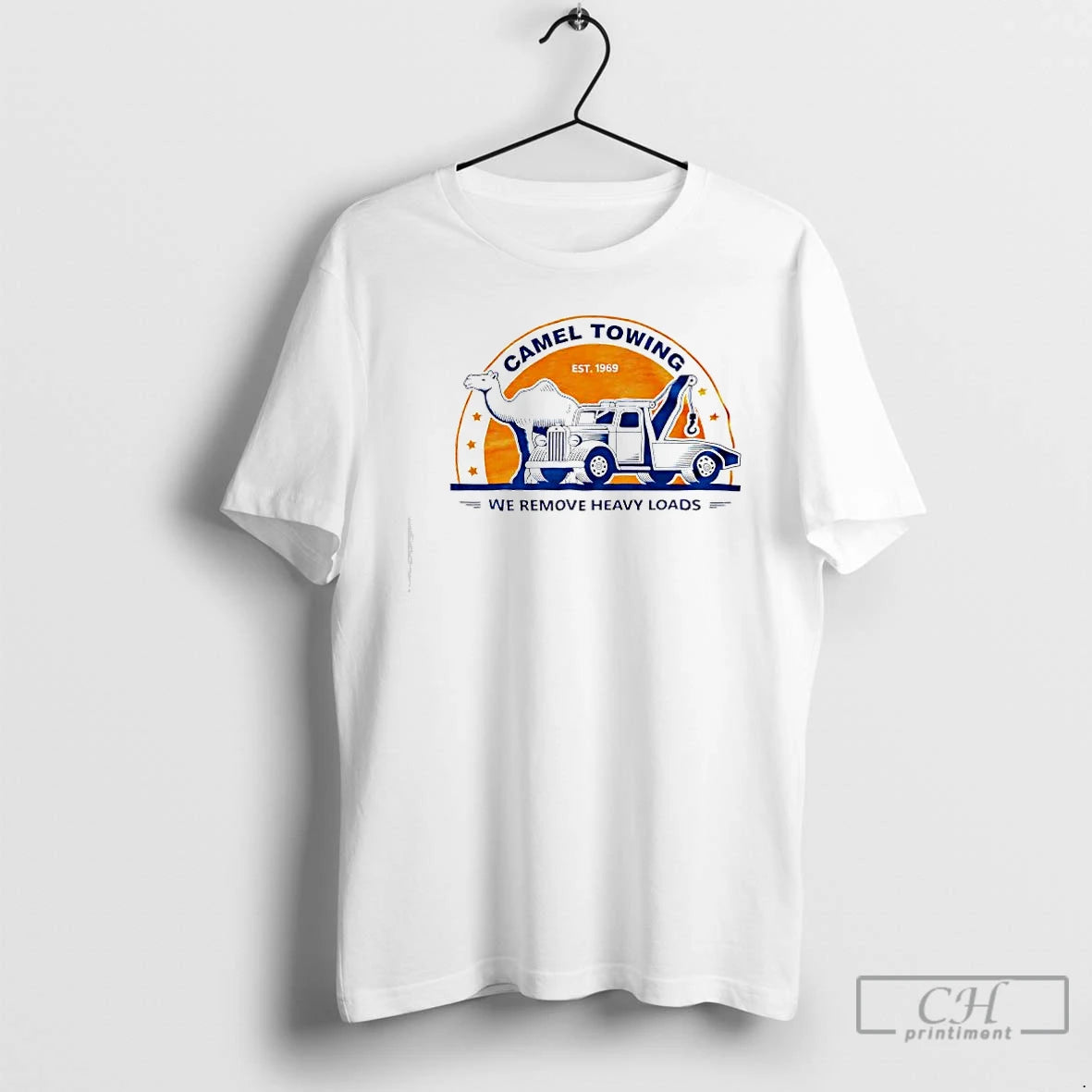 Premium Camel Towing Est 1969 We Remove Heavy Loads T-Shirts, Hoodie, Sweatshirt | CoreVibeTees.com
