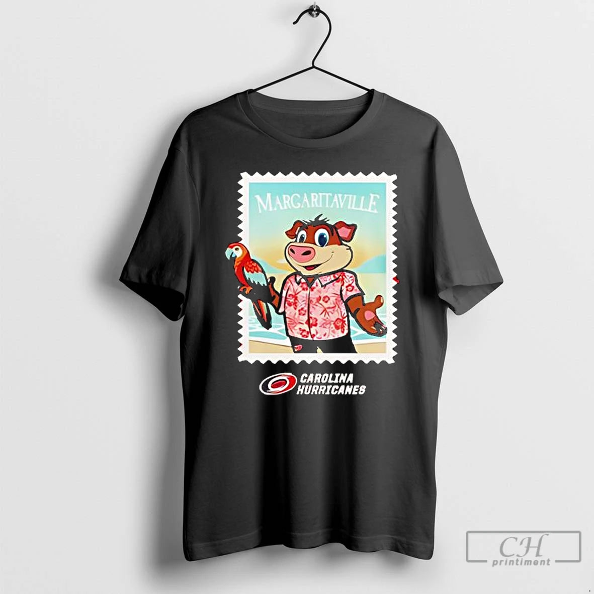 Premium Carolina Hurricanes Margaritaville Night Logo T Shirts