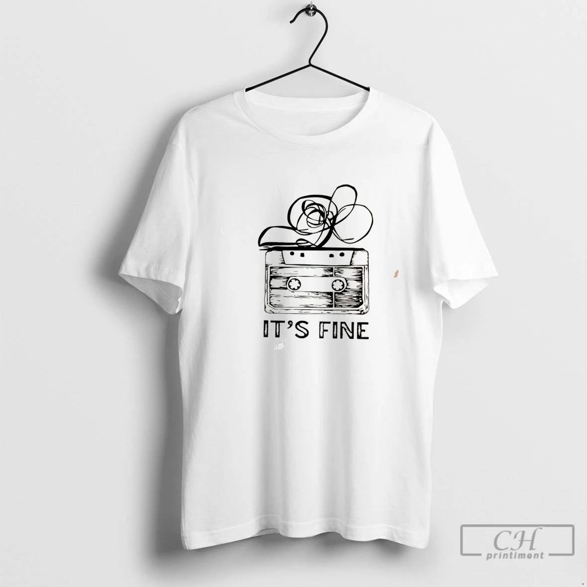 Premium Cassette Tape Its Fine Music Vintage Tee