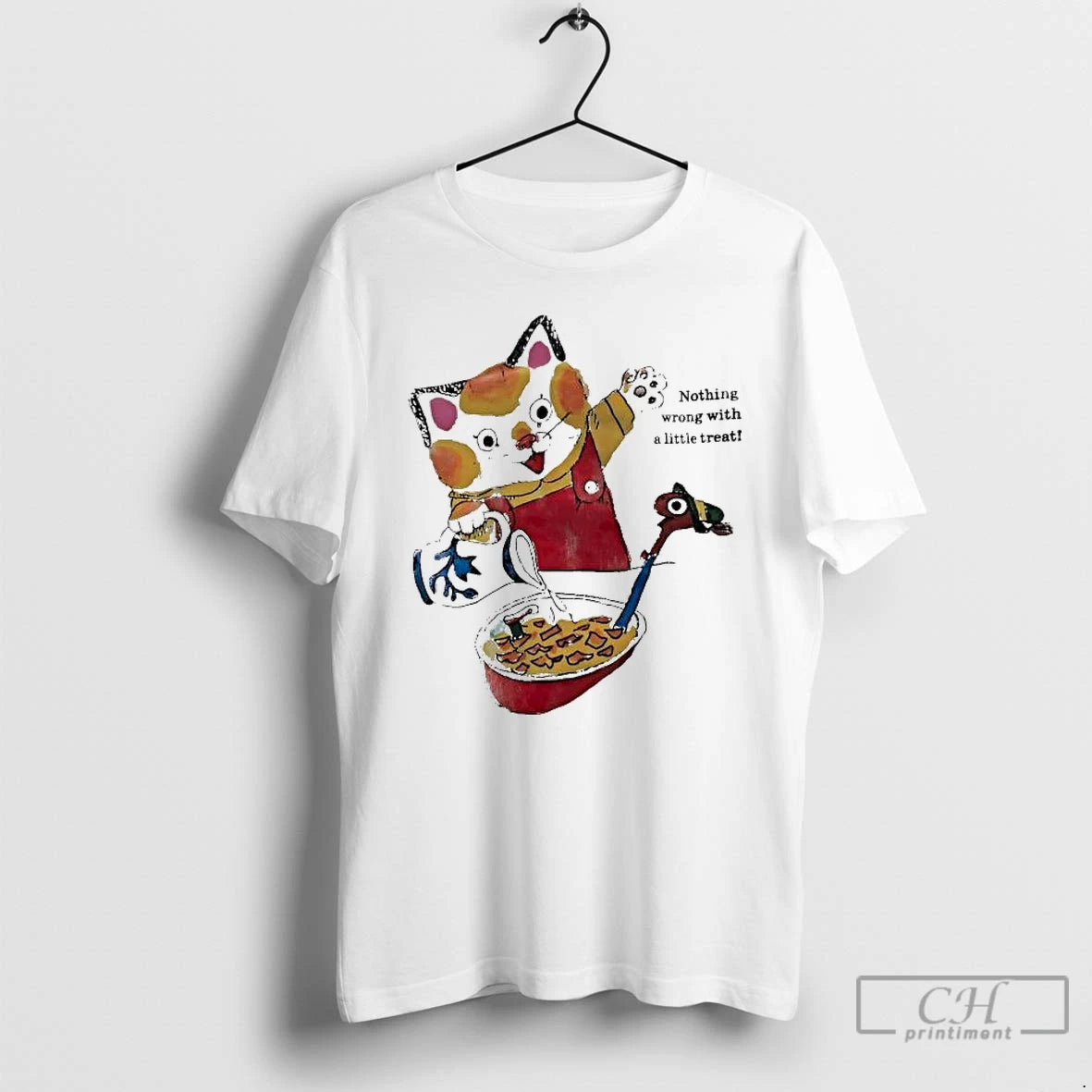 Premium Cat Nothing Wrong With A Little Treat T-Shirts, Hoodie, Sweatshirt | CoreVibeTees.com