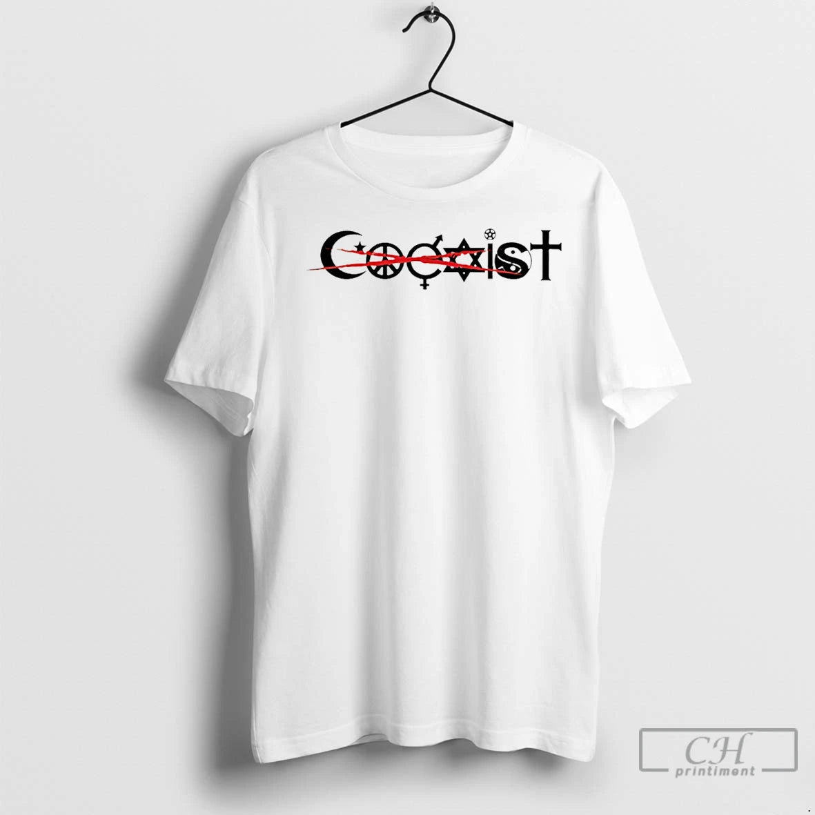 Premium Coexist Jew Christ Logo