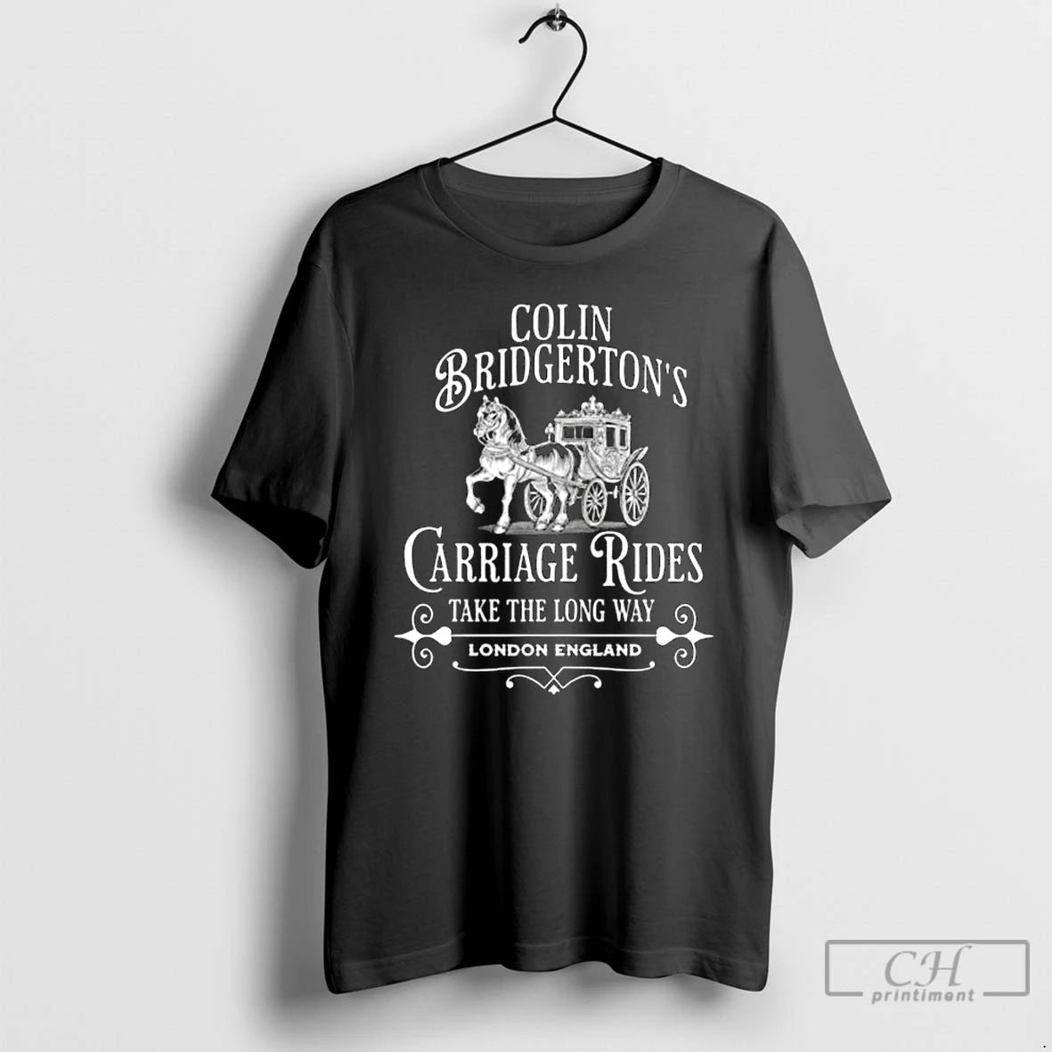 Premium Colin Bridgerton Carriage Rides London England Long Sleve T Shirts