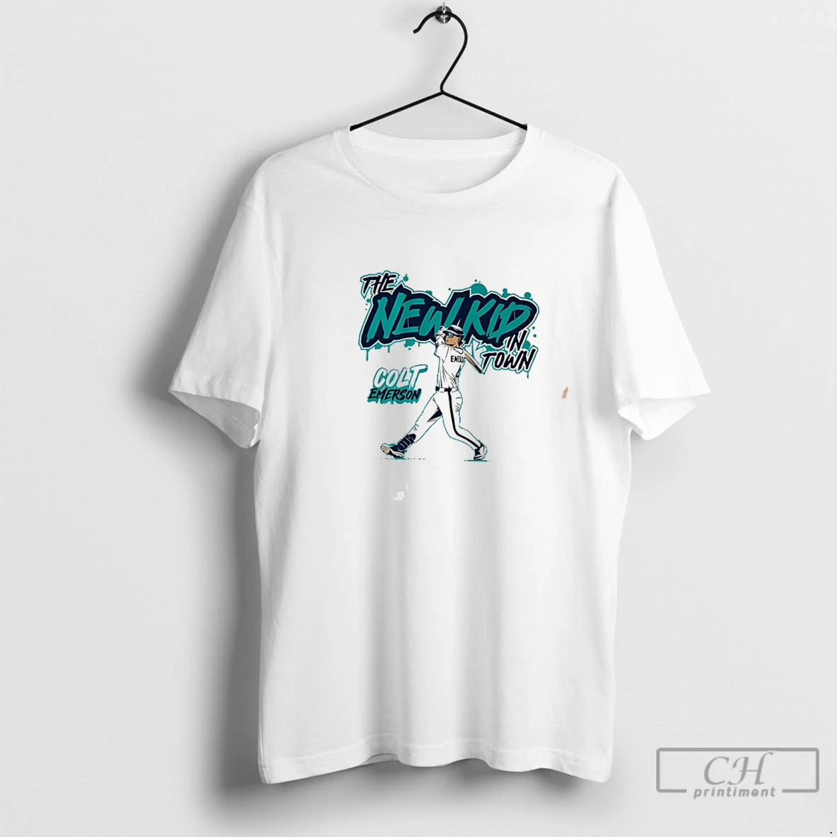 Premium Colt Emerson Seattle Mariners The New Kid In Town Tee