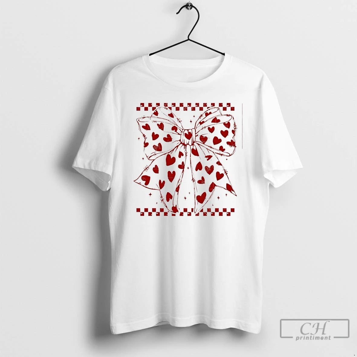 Premium Coquette Bow Heart Valentines Day T-Shirts, Hoodie, Sweatshirt | CoreVibeTees.com