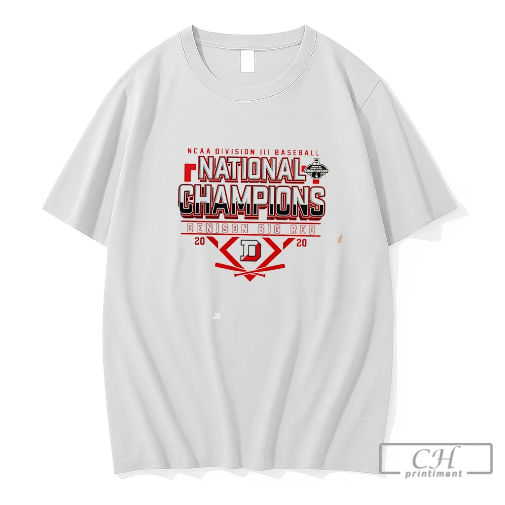 Premium Denison Big Red 2026 Ncaa Division Iii Baseball National Champions Tee T Shirts Sweater