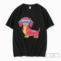 Premium Denver Nuggets Dachshund Dog Cartoon Tee