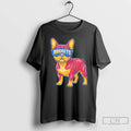 Premium Denver Nuggets French Bulldog Cartoon Tee