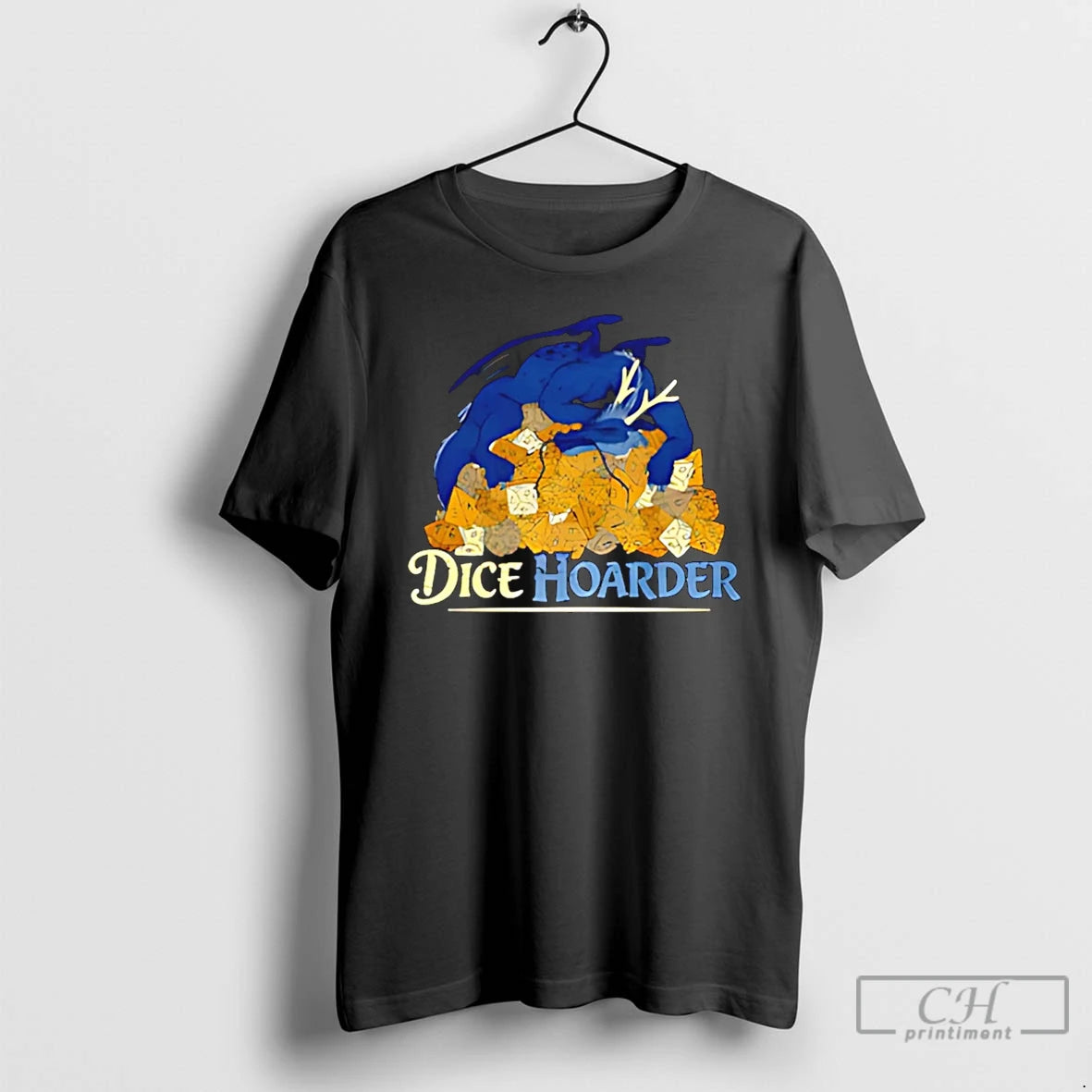 Premium Dice Hoarder Dragon Dungeons And Dragons T-Shirts, Hoodie, Sweatshirt | CoreVibeTees.com
