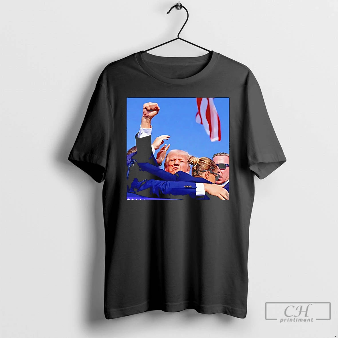 Premium Donald Trump Fight Fight Fight Graphic T-Shirts, Hoodie, Sweatshirt | CoreVibeTees.com