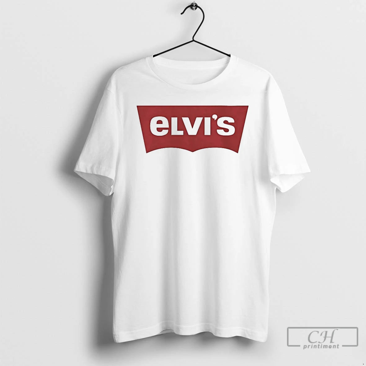 Premium Elvis Levis Parody Logo T Shirts