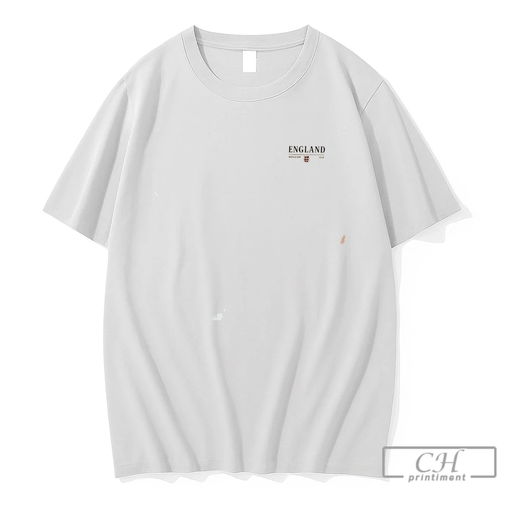 Premium England World Cup 2026 Simple Text Tee