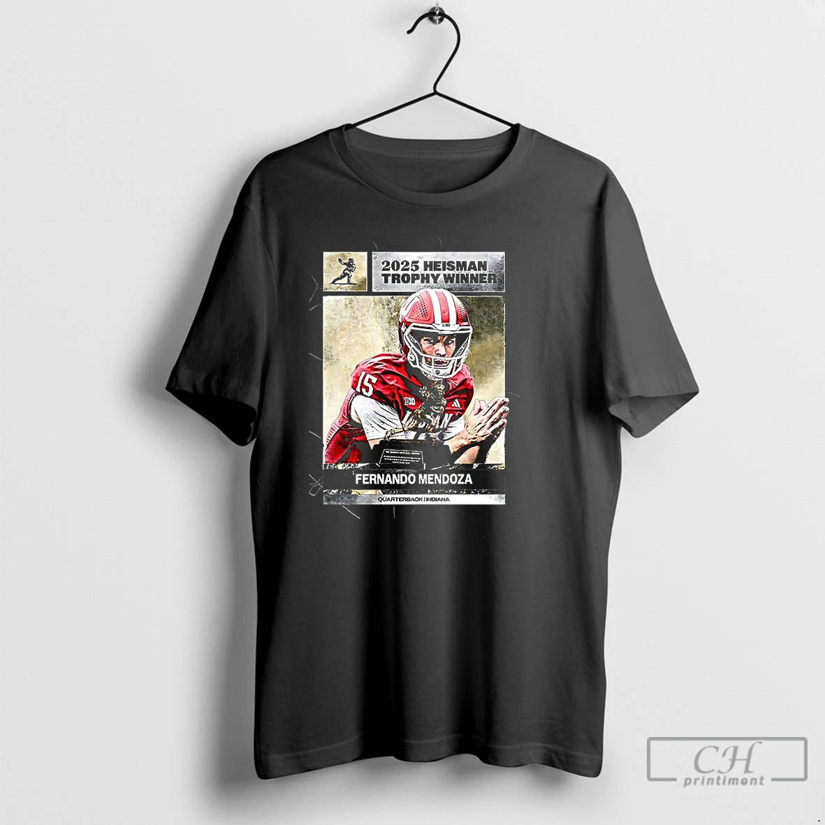 Premium Fernando Mendoza 2025 Heisman Trophy Indiana T-Shirts, Hoodie, Sweatshirt | CoreVibeTees.com