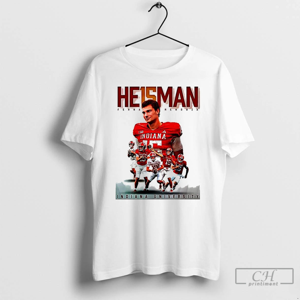 Premium Fernando Mendoza Heisman Indiana University T-Shirts, Hoodie, Sweatshirt | CoreVibeTees.com