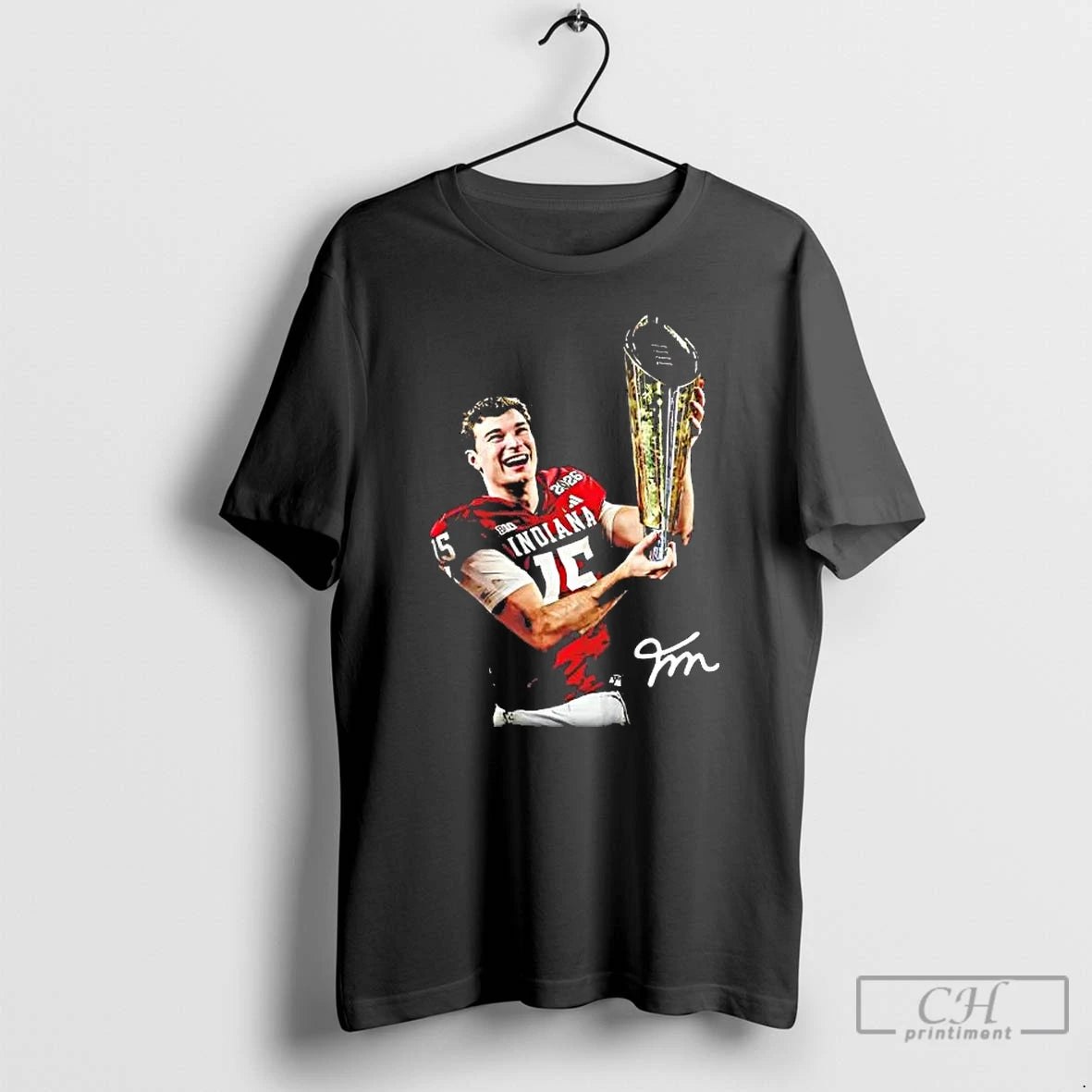 Premium Fernando Mendoza Celebration Trophy National Champions T-Shirts, Hoodie, Sweatshirt | CoreVibeTees.com