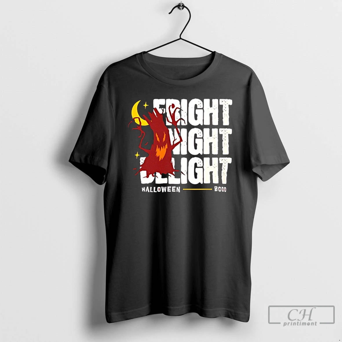 Premium Fright Night Delight Halloween Booo T Shirts