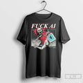 Premium Fuck Ai The Yetee Skeleton Ai Robot T-Shirts, Hoodie, Sweatshirt | CoreVibeTees.com