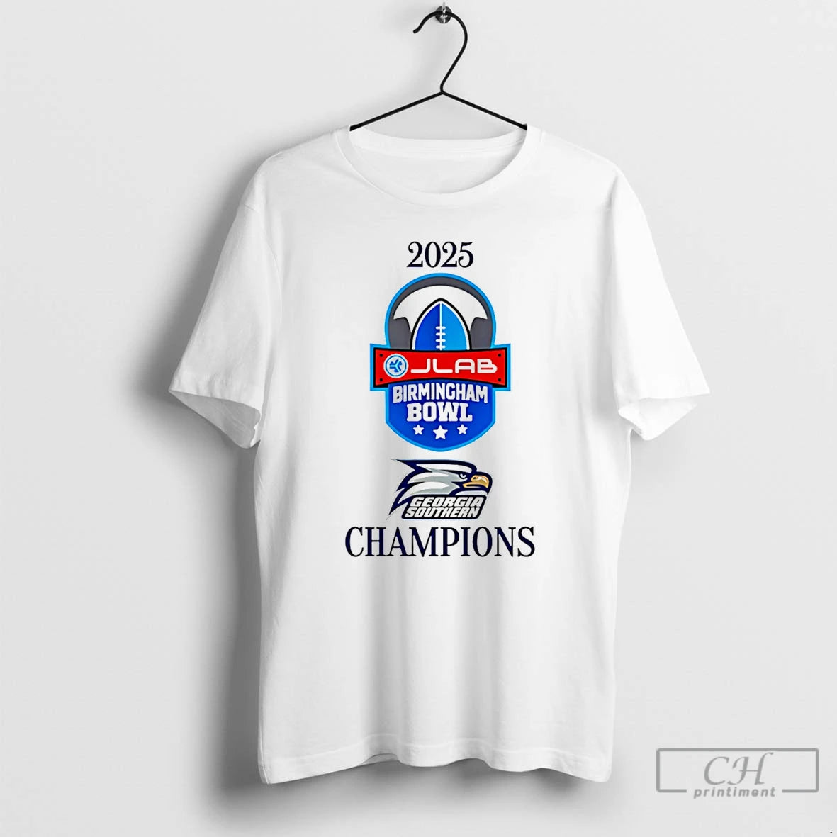 Premium Georgia Southern Football 2025 Birmingham Bowl Champions T-Shirts, Hoodie, Sweatshirt | CoreVibeTees.com