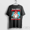 Premium Gnome Some Girls Go Riding And Drink Too Much Its Me T Shirts Sweater Hoodie, Sweatshirt | CoreVibeTees.com