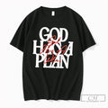 Premium God Has A Plan Logo Tee