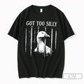 Premium Got Too Silly Duck In Cell Illustrated Tee