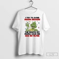 Premium Grinch Try To Avoid Drama Because The Mouth My Mama Gave Me Has No T-Shirts, Hoodie, Sweatshirt | CoreVibeTees.com