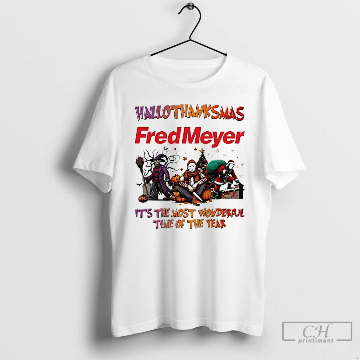 Premium Hallothanksmas Characters Vs Fred Meyer Its The Most Wonderful Time Of The Year