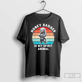 Premium Honey Badger Is My Spirit Animal Funny Vintage Wildlife T-Shirts, Hoodie, Sweatshirt | CoreVibeTees.com