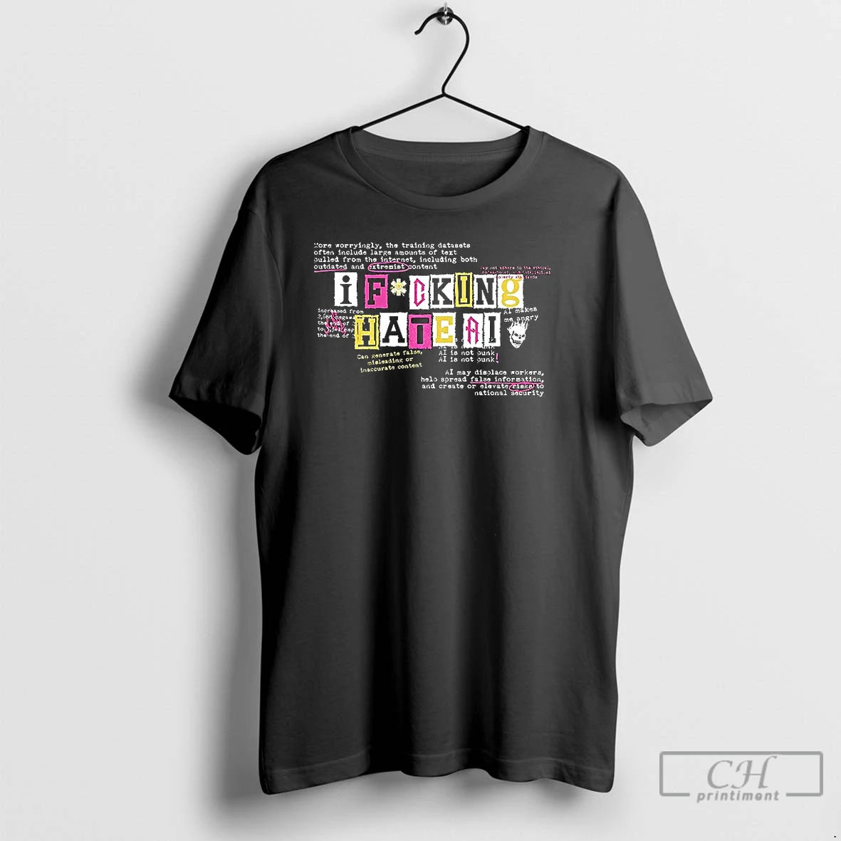 Premium I Fucking Hate Ai T-Shirts, Hoodie, Sweatshirt | CoreVibeTees.com