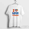 Premium I Love And The Thunder Pride Tee