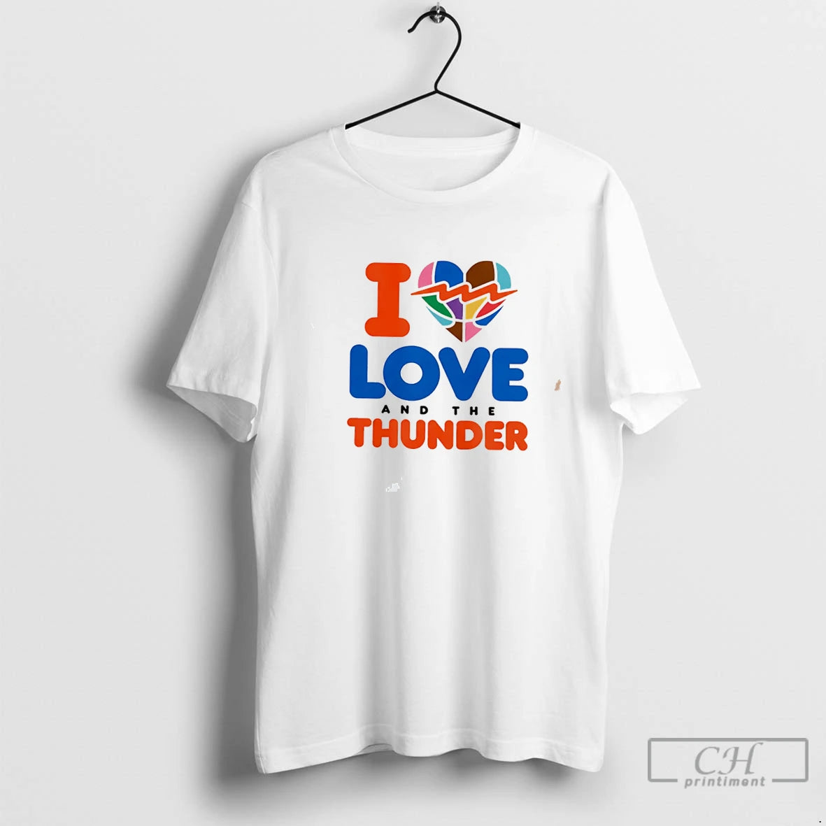 Premium I Love And The Thunder Pride Tee