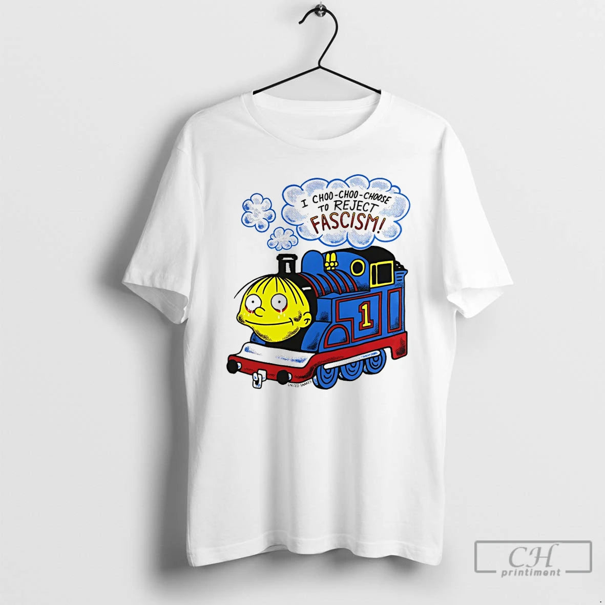 Premium I Choo Choo Choose To Reject Fascism Vintage T-Shirts, Hoodie, Sweatshirt | CoreVibeTees.com