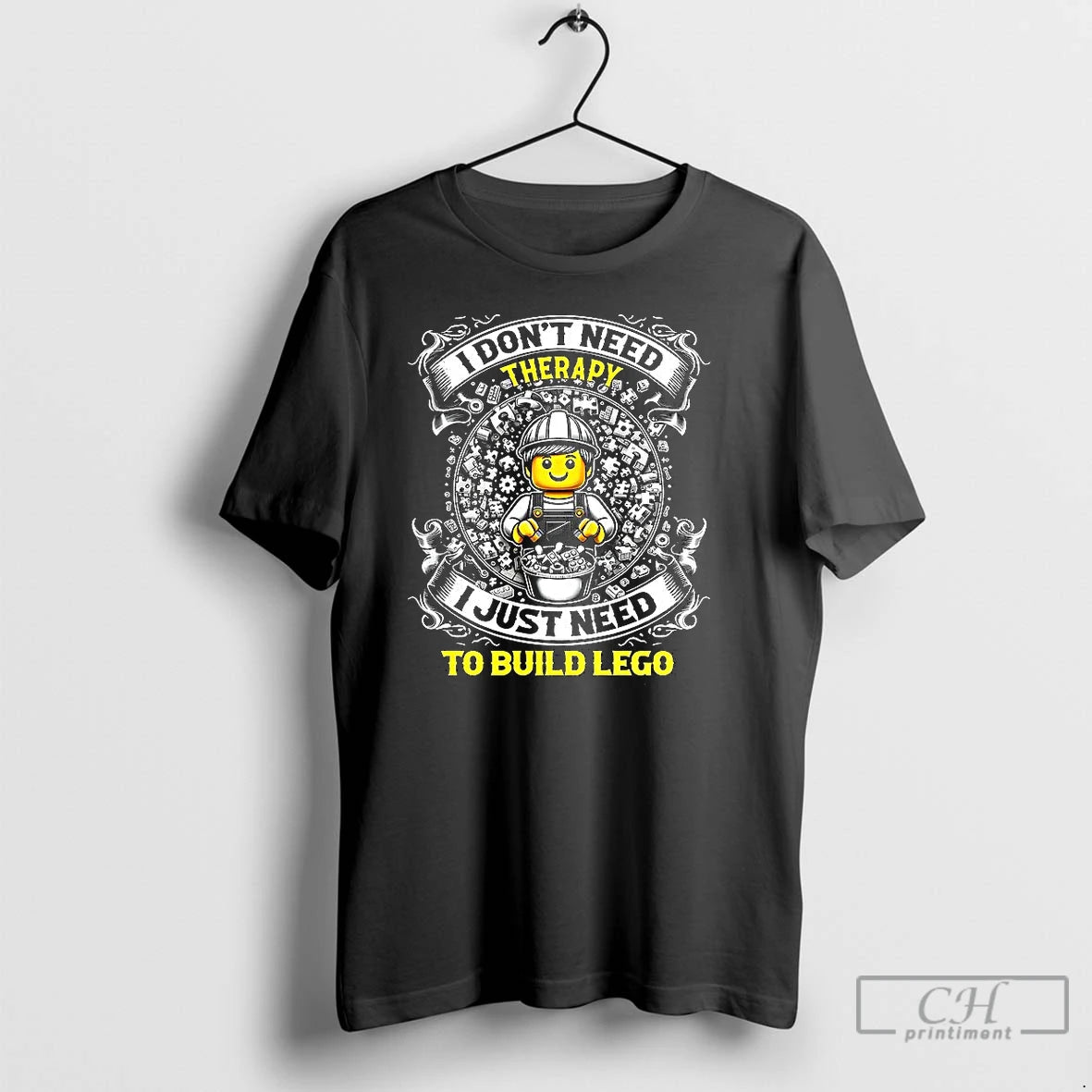 Premium I Dont Need Therapy I Just Need To Build Lego Worker T Shirts Sweater Hoodie, Sweatshirt | CoreVibeTees.com