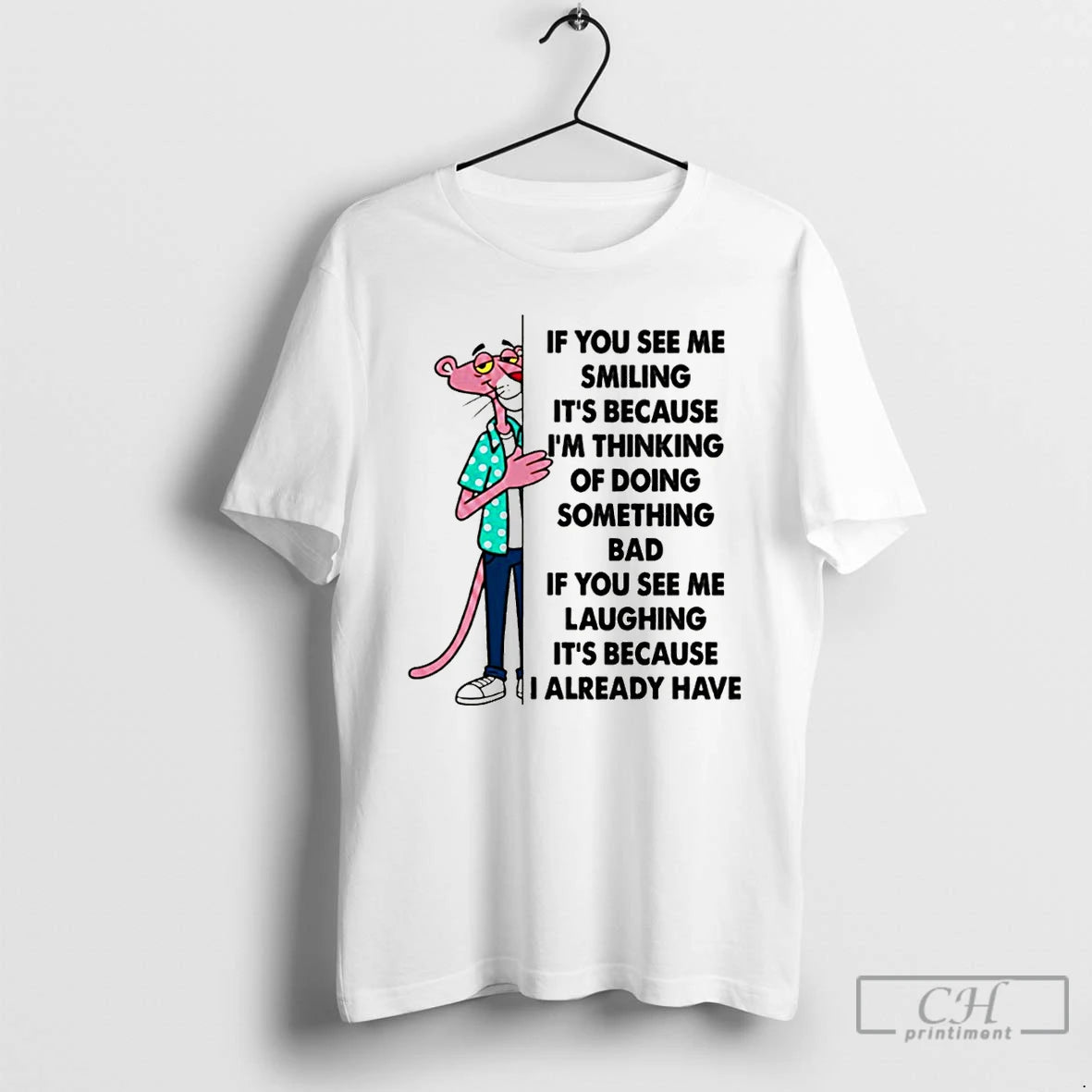 Premium If You See Me Smiling Its Because Im Thinking Of Doing Something Bad If T-Shirts, Hoodie, Sweatshirt