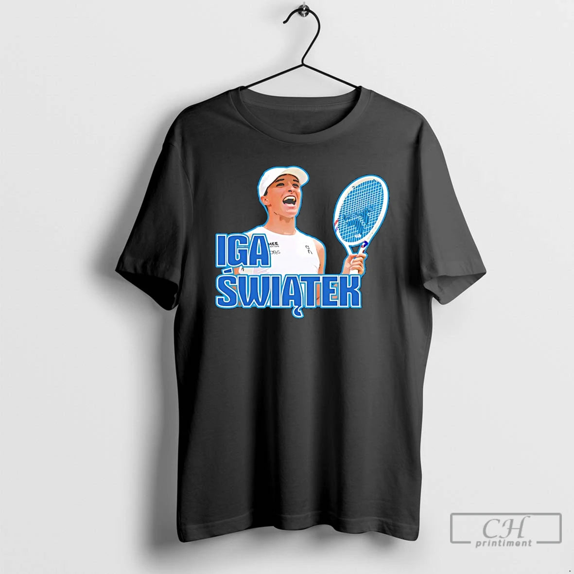 Premium Iga Swiatek Tennis Player Graphic T-Shirts, Hoodie, Sweatshirt | CoreVibeTees.com