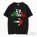 Premium Im With Stunad Italian Flag Tee