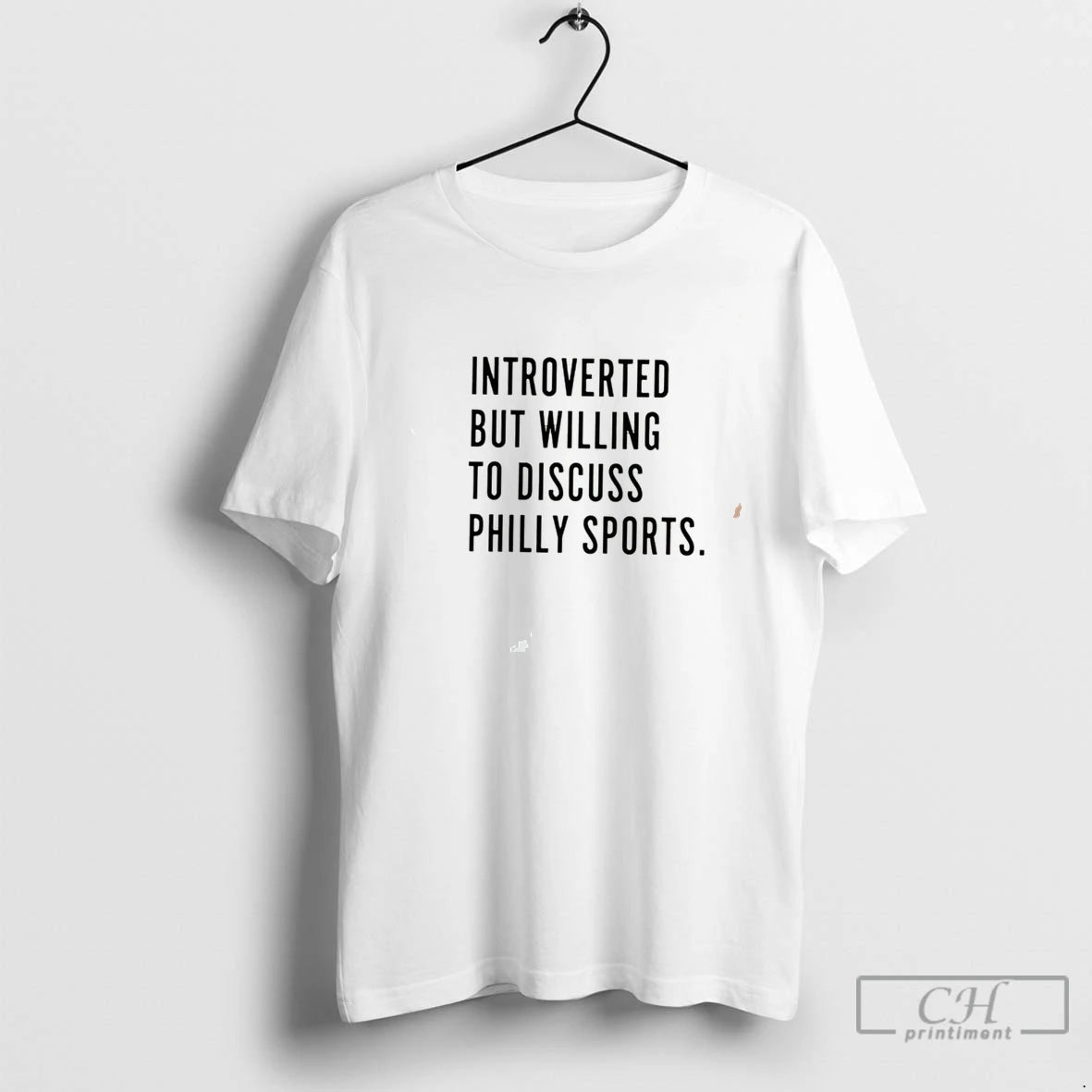 Premium Introverted But Willing To Discuss Philly Sports Tee