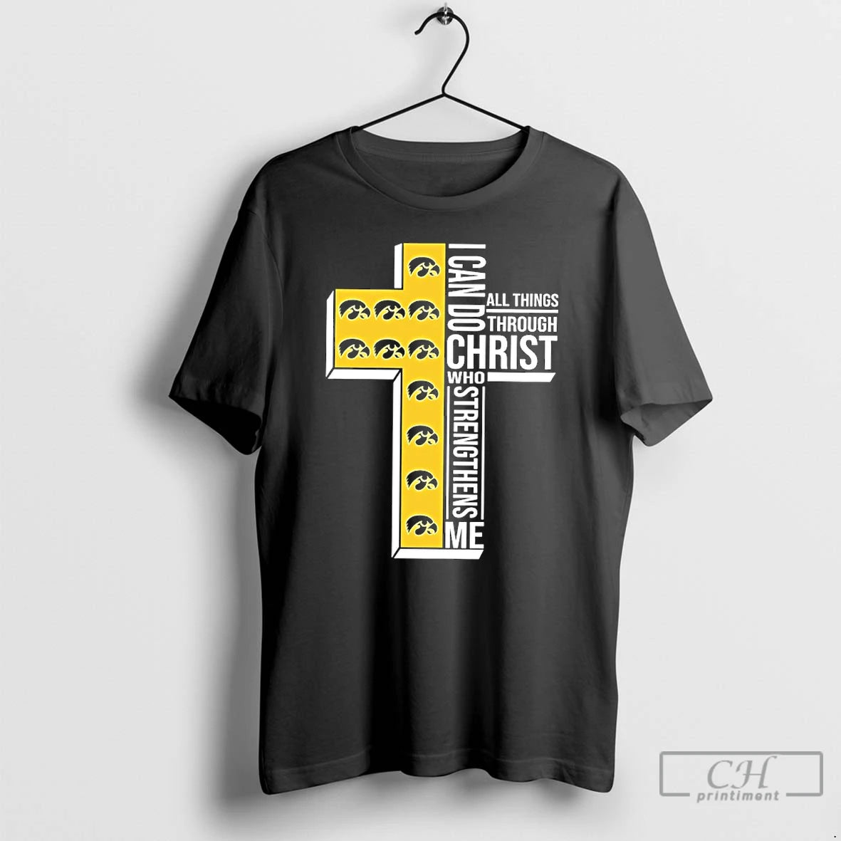 Premium Iowa Hawkeyes Womens Basketball I Can All Things Do Through Christ Who Strengthens Me T-Shirts, Hoodie, Sweatshirt