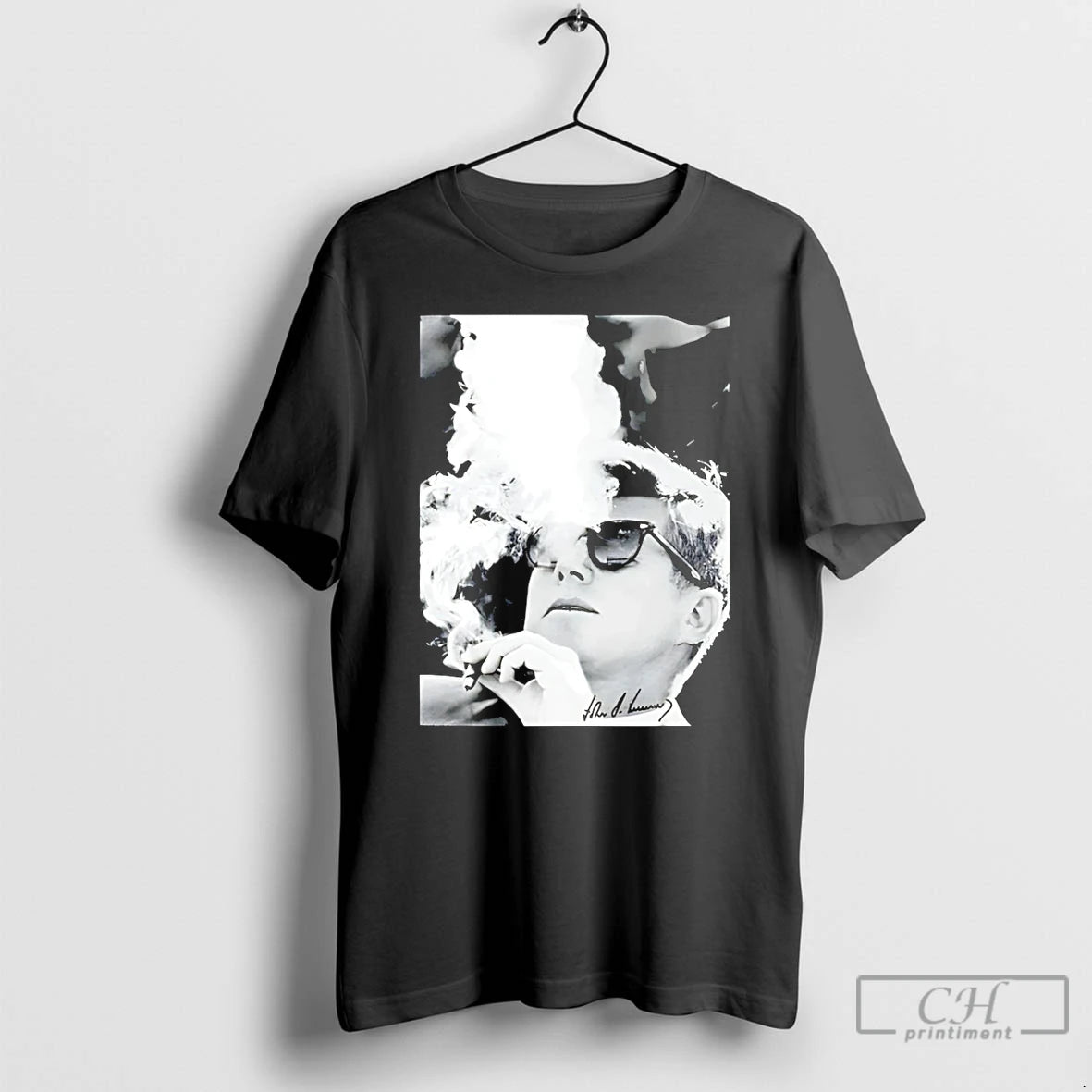 Premium Jfk Smoke Graphic Signature T-Shirts, Hoodie, Sweatshirt | CoreVibeTees.com