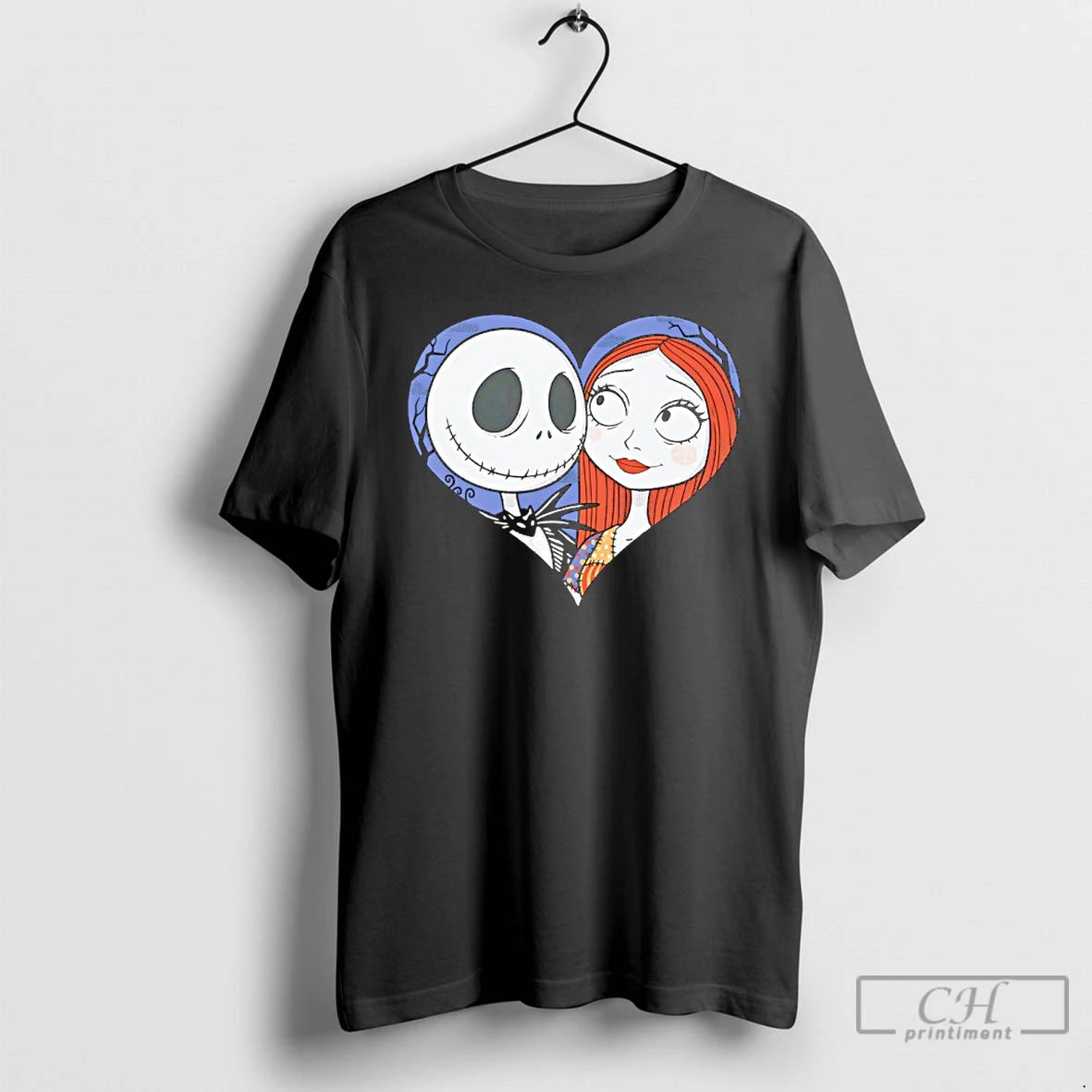 Premium Jack Skellington And Sally Love Never Dies T-Shirts, Hoodie, Sweatshirt | CoreVibeTees.com
