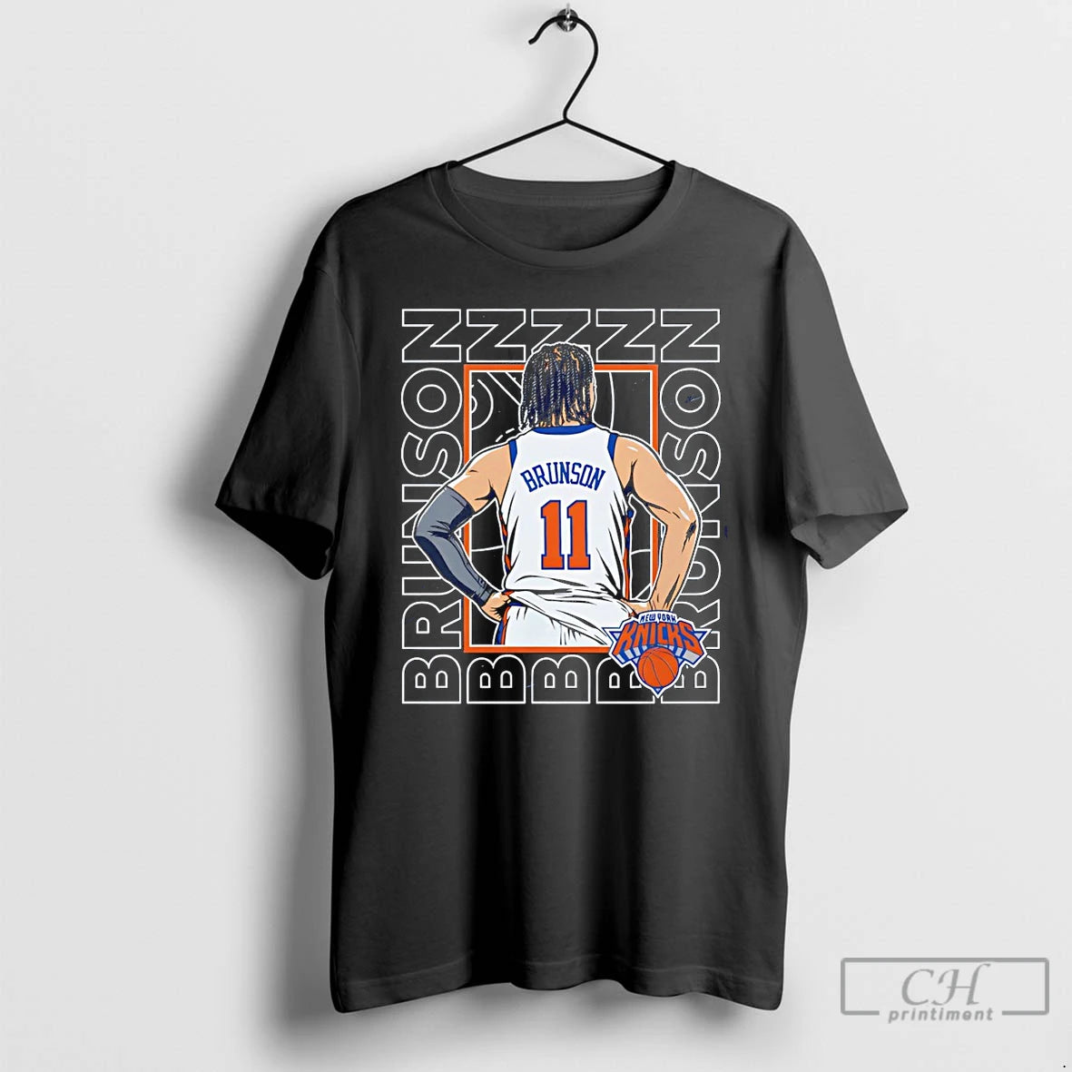 Premium Jalen Brunson New York Knicks Basketball Jersey With Name And Number 11 T Shirts